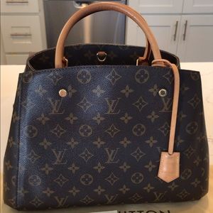 Authentic Louis Vuitton Montaigne MM